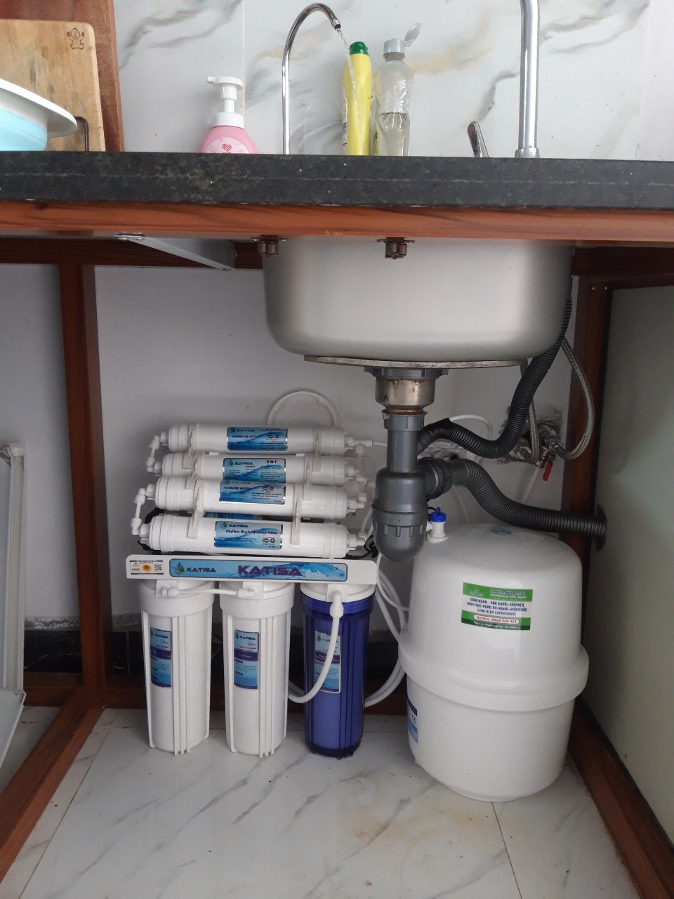 Máy lọc nước lắp trong tủ bếp có những tiện ích gì?