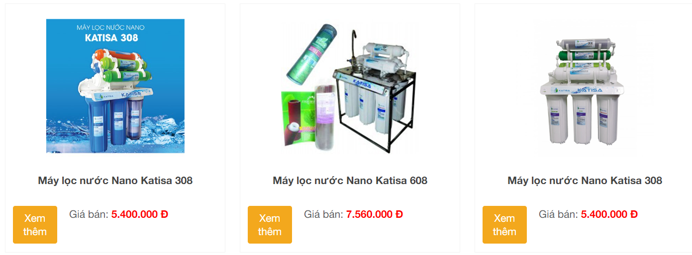 Máy lọc nước Nano Katisa