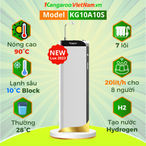 Máy lọc nước Kangaroo Hydrogen Slim KG10A10S, nóng, lạnh, hydrogen