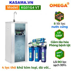 Máy lọc nước Kangaroo KG01G4, 8 lõi, nước cứng, OMEGA+, Vỏ hoa Hàn Quốc