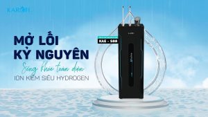 Máy lọc nước ion kiềm nóng lạnh nguội Karofi KAE - S88 (Công nghệ hydro ion với điện cực bạch kim Platinum)