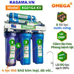 Máy lọc nước Omega KG01G4-KV, 8 lõi lọc nước cứng