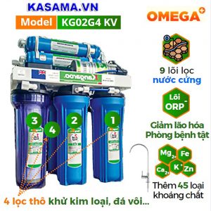 Máy lọc nước Omega KG02G4-KV, 9 lõi lọc nước cứng